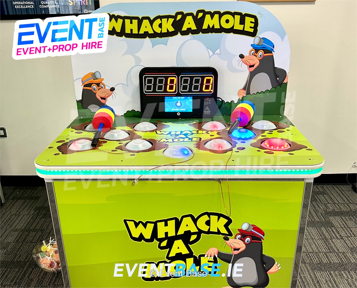 EventBase - Digital Two Player Whack a Mole Game for Hire Ireland