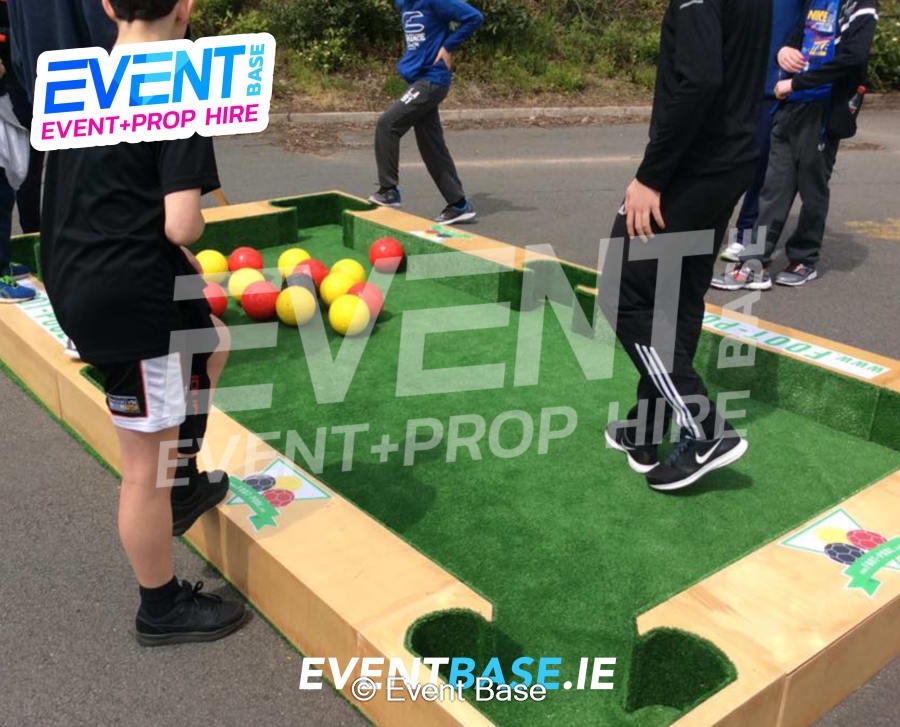 EventBase - Human Foot Pool / Snooker Soccer Game for Hire in Ireland