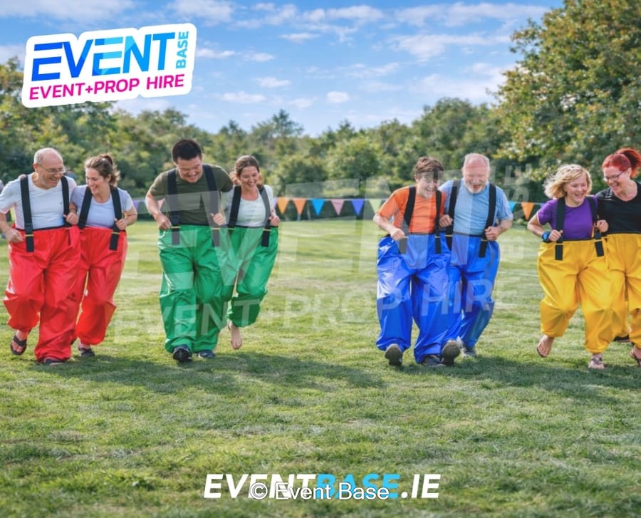Three-Legged Pants Hire Ireland | Giant Team Building Relay Race Game