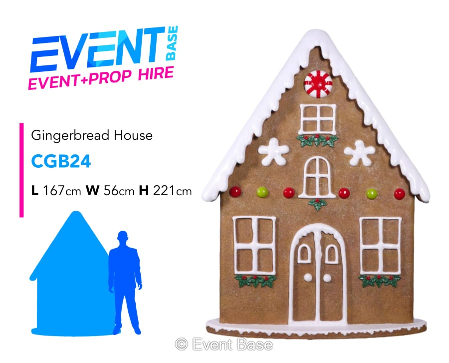 EventBase - Gingerbread House Props Event Hire Prop Rent Ireland